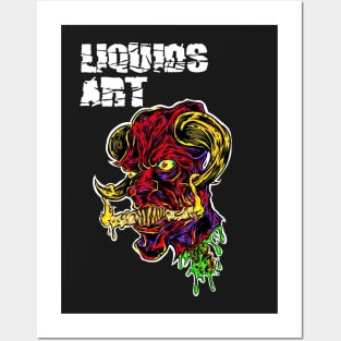 Burnt Ends w/ liquidsart Posters and Art